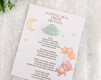 Hug From Heaven From Loss Child, Baby Loss Gift, Condolence Gift, Bereavement Gift, Loss Of Daughter or Son Gift, Miscarriage Sympathy Card