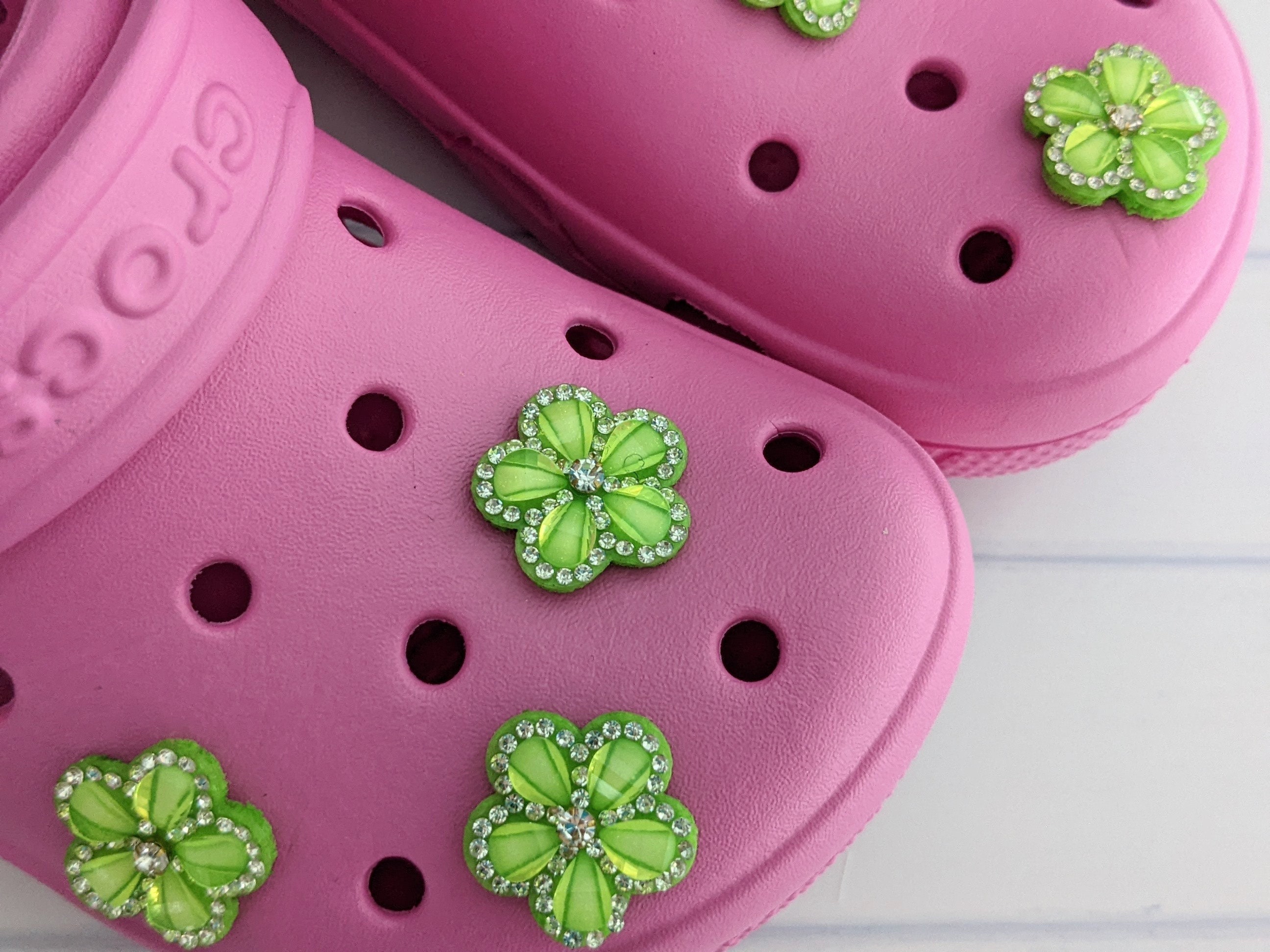 crocs floral shoes