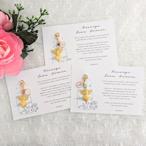 Bericht uit de hemel rouwen herdenkingscadeau, begrafenisgunst, gepersonaliseerde engel bedel sleutelhanger, sympathiecadeau, condoleancecadeau voor dierbaren