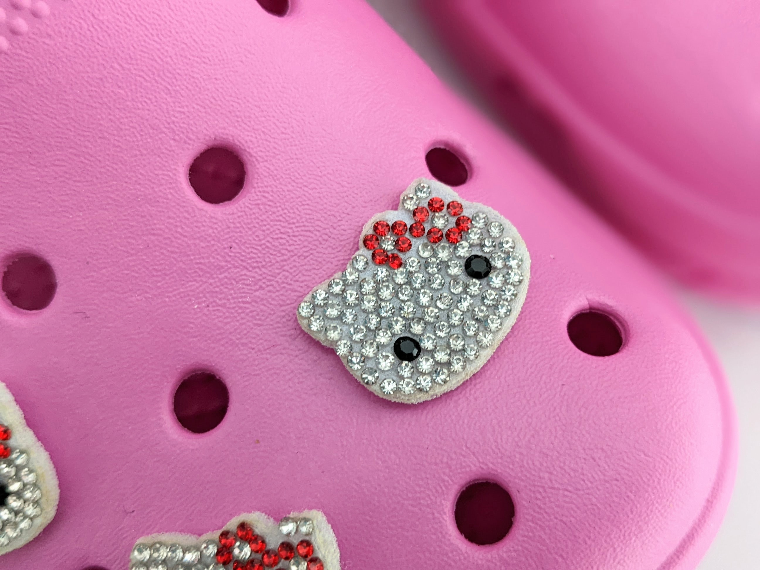Hello Kitty Croc Charms Cute Kitten Croc Pin White Cat Etsy