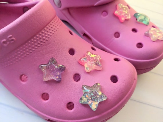 Crocs Jibbitz™ Pink Punk Shoe Charms 5 Pack - Multicolor