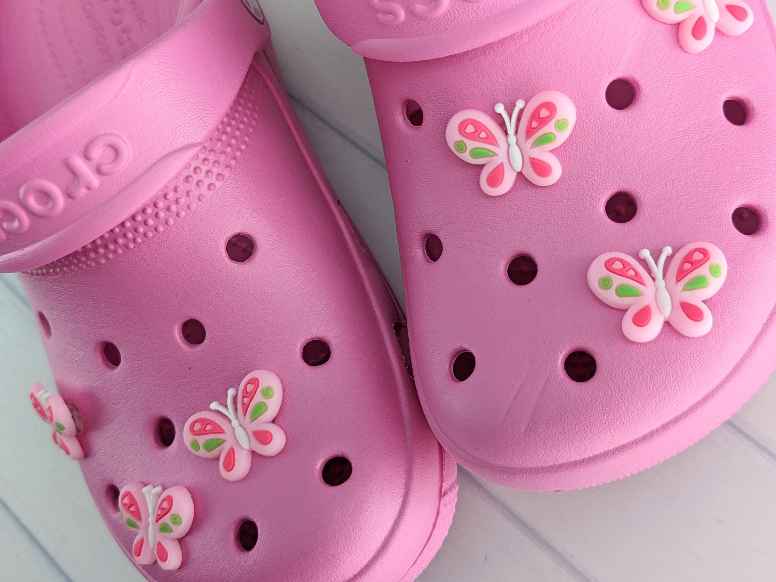 Pink y2k Aesthetic croc charms – FairyAngelzstore
