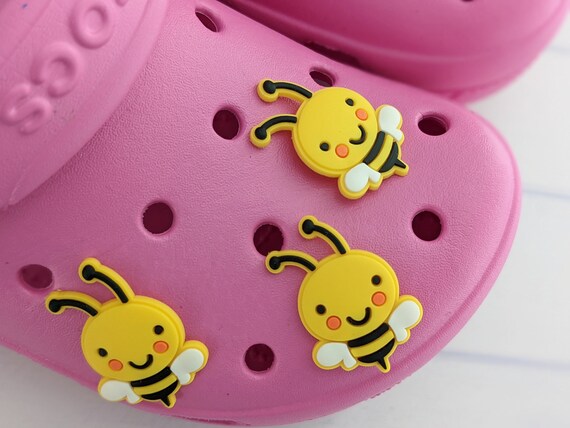 Bumble Bee Crocs Charms Yellow Honey Bee Shoe Charms PVC -  Sweden