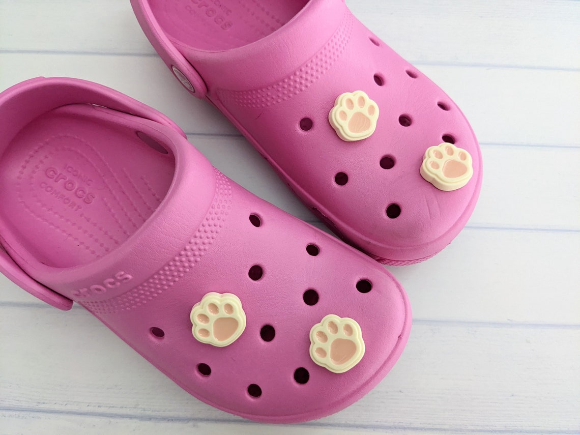 Paw Print Croc Charm Animal Footprint Shoe Charm Cute Dog Etsy
