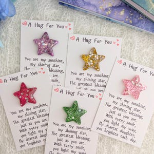 Ficha de abrazo de bolsillo para hija, regalo de cumpleaños número 21 para ella, regalo para hija número 40, regalo para niña preadolescente, regalo para niña adolescente de mamá, para mi hija
