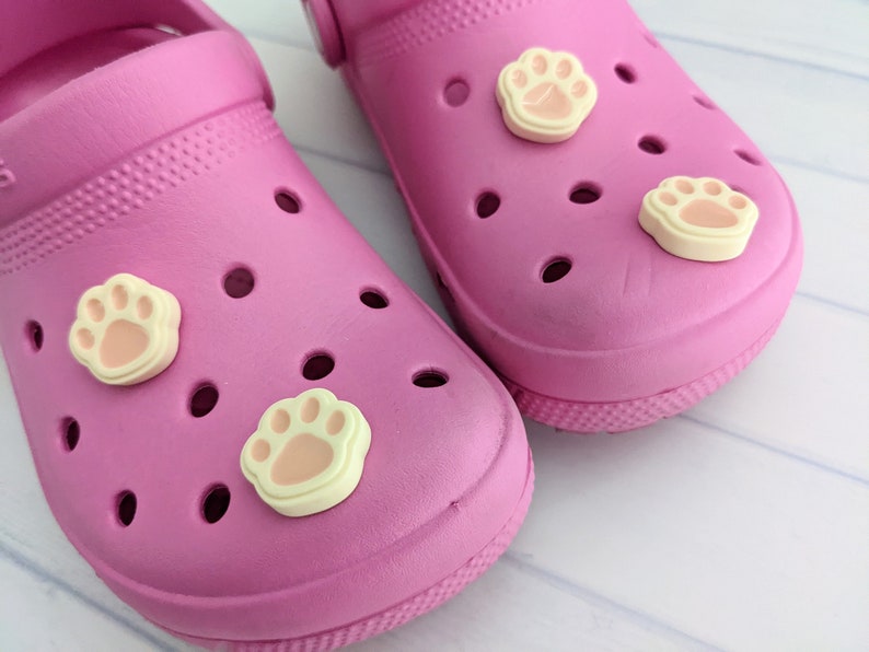 Paw Print Croc Charm Animal Footprint Shoe Charm Cute Dog Etsy