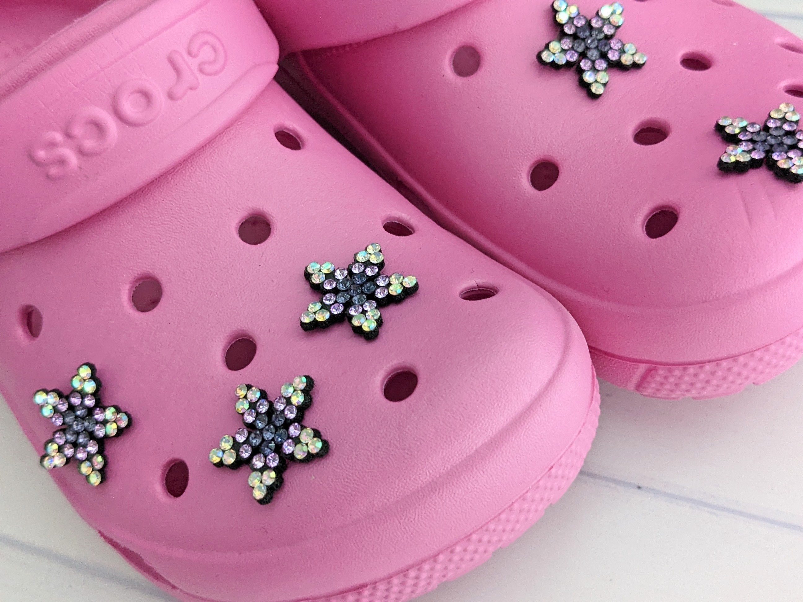 Crocs Jibbitz™ Pink Punk Shoe Charms 5 Pack - Multicolor