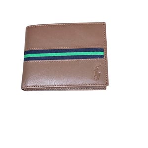 polo Ralph Lauren wallet with id holder green strip