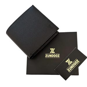 zundooz London coin pocket pebble leather wallet
