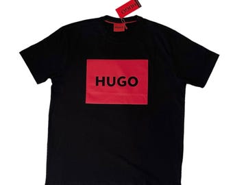 Hugo boss t shirt black and red