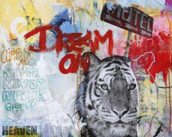Tiger King by Design Fabrikken, Graffiti Art, Pop Surrealism, Urban Art, Contemporary Art, Graffiti Art Print, Graffiti Wall Art
