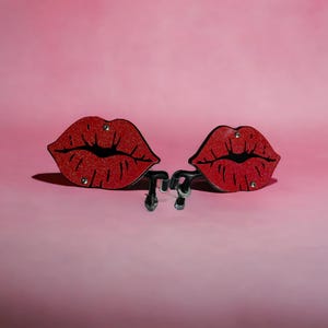 Kiss Lipstick, Set of 2 Foot Pegs