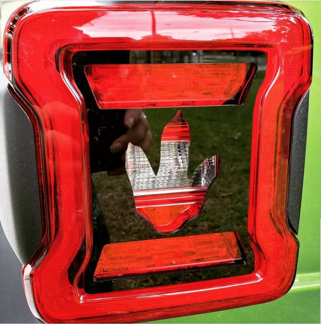 Simple Custom Design Tail Light Covers Set Etsy