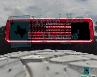 US Flag Third Brake Light Cover