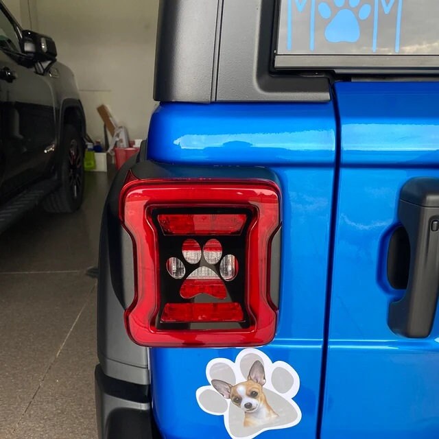 Paw Tail Light Covers Set Etsy Canada