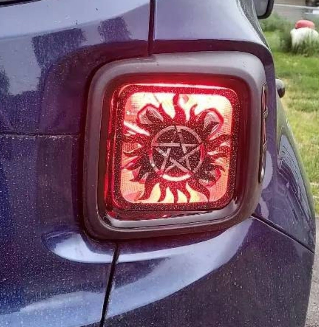 Supernatural Anti-possession Symbol Tail Light Covers, Set - Etsy