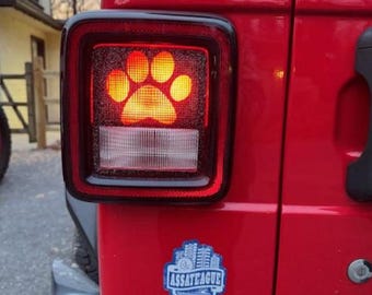 Paw Tail Light Covers, Set