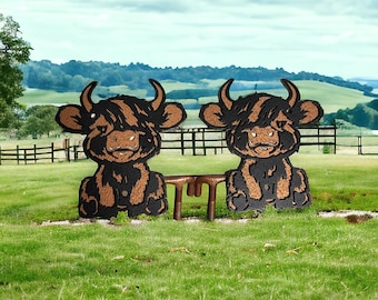 Highland Mini Cow, Set of 2 Foot Pegs
