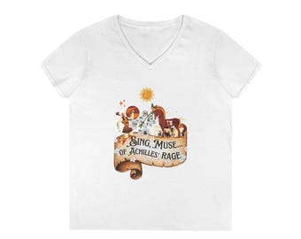 Sing, Muse T-Shirt | Greek Mythology Shirt | The Iliad Merch | Achilles T-Shirt | Trojan War Tee | Ancient Greece Apparel | Epic Poem Shirt