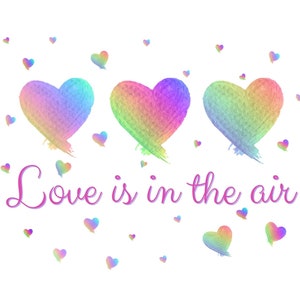 Love Is In The Air Wall Art Printable Art Decor