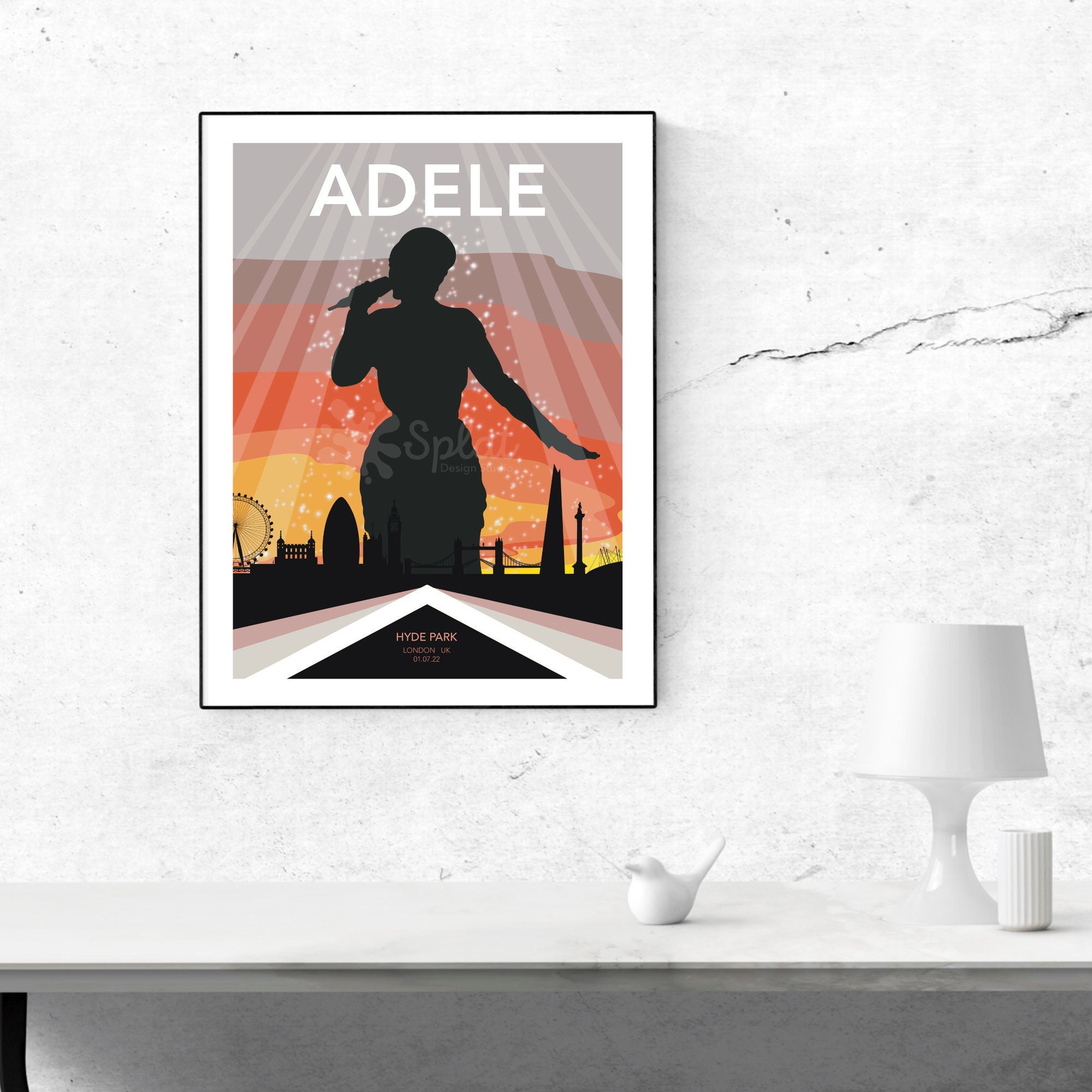 Adele BST Hyde Park Concert July 1 2022 - poster