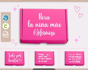 Love phrases digital file in SVG, PNG, and STUDIO format. Pack of 15 designs ideal for Valentine&#39;s Day, plot file, vinyl cut.
