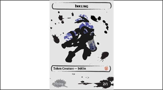 10 Custom MTG Inkling Tokens (splatoon/super Smash) - Etsy 10 Custom MTG Inkling Tokens (splatoon/super Smash) - Etsy
