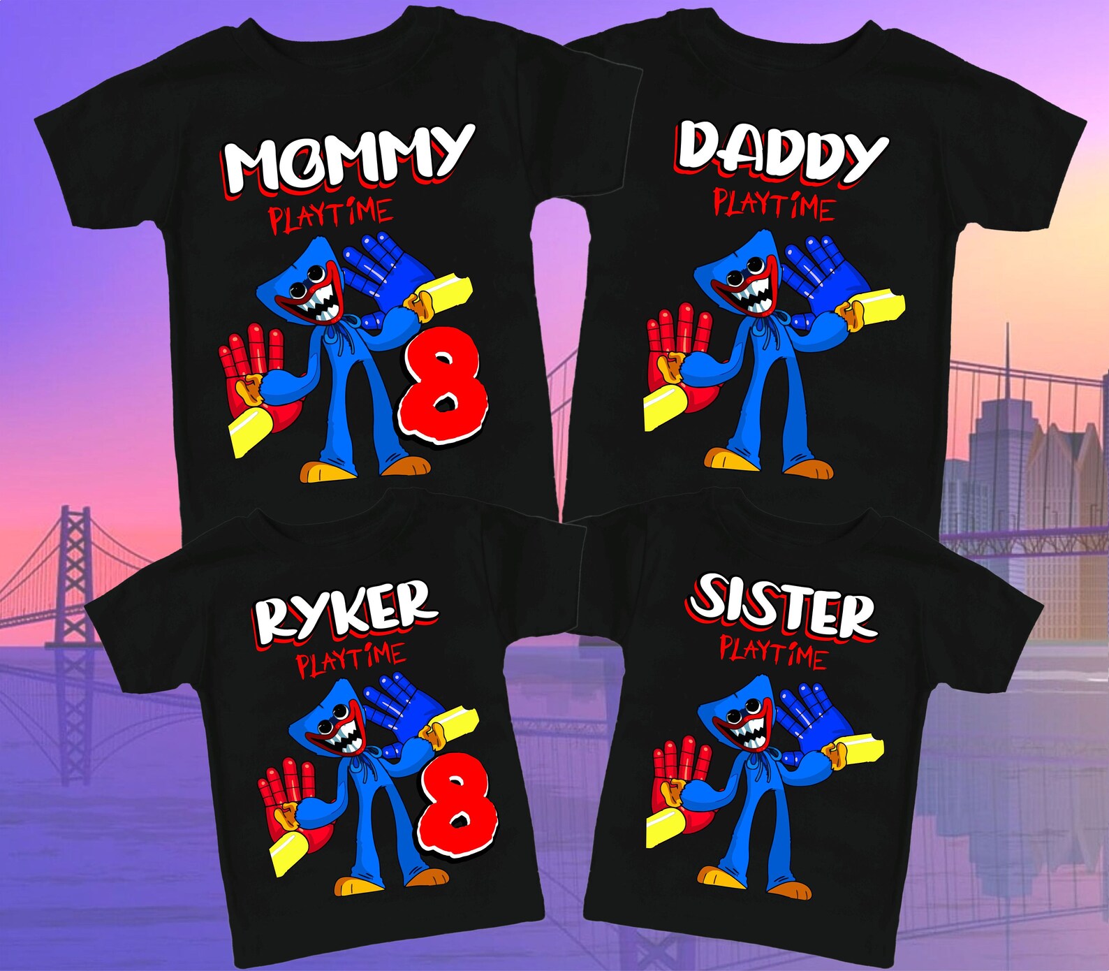 Camiseta Poppyplaytime Niño Camiseta De Niños Con Diseño De