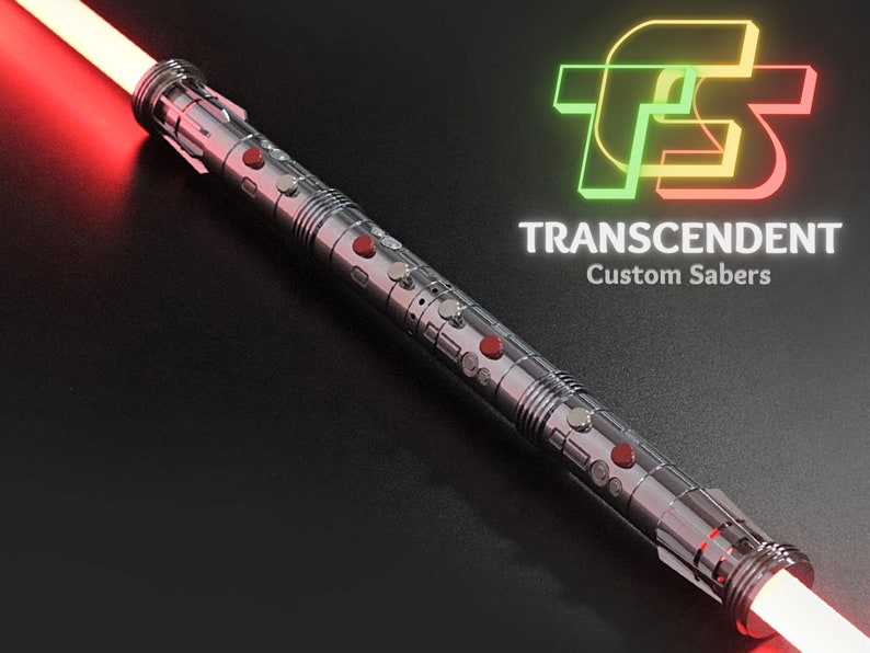 Darth Maul Neopixel Lightsaber, Star Wars FX Aluminum Dueling Light Saber, Smoothswing, Xenopixel/Proffie/RGB 