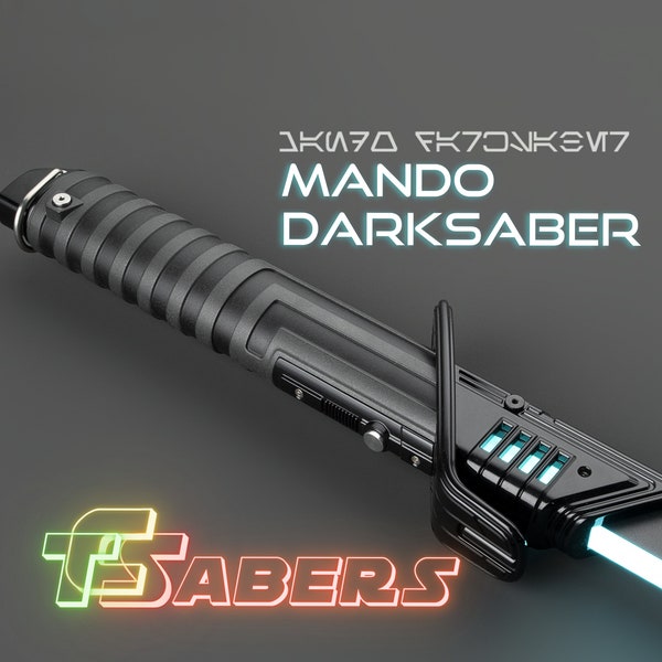 The Mandalorian Darksaber, Neopixel Star Wars The Mando Aluminium Duellierende Lichtsäbel, Smoothswing, Xenopixel oder Proffie