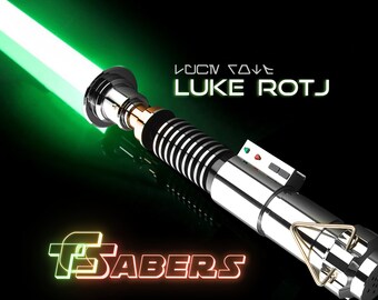 Luke Skywalker ROTJ Neopixel Lightsaber, Star Wars FX Aluminum Dueling Light Saber, Smoothswing, Xenopixel/Proffie/RGB