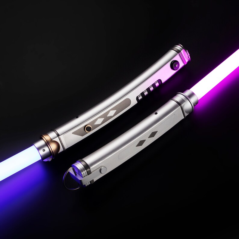 Ahsoka Tano Rebel's Curved Neopixel Lightsaber Star Wars Etsy Canada