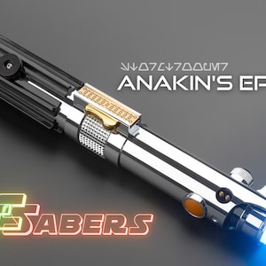 Anakin EP3, Neopixel Lightsaber with Blade and Hard Case, Star Wars FX Aluminum Dueling Light Saber, Smoothswing, Xenopixel/Proffie/RGB