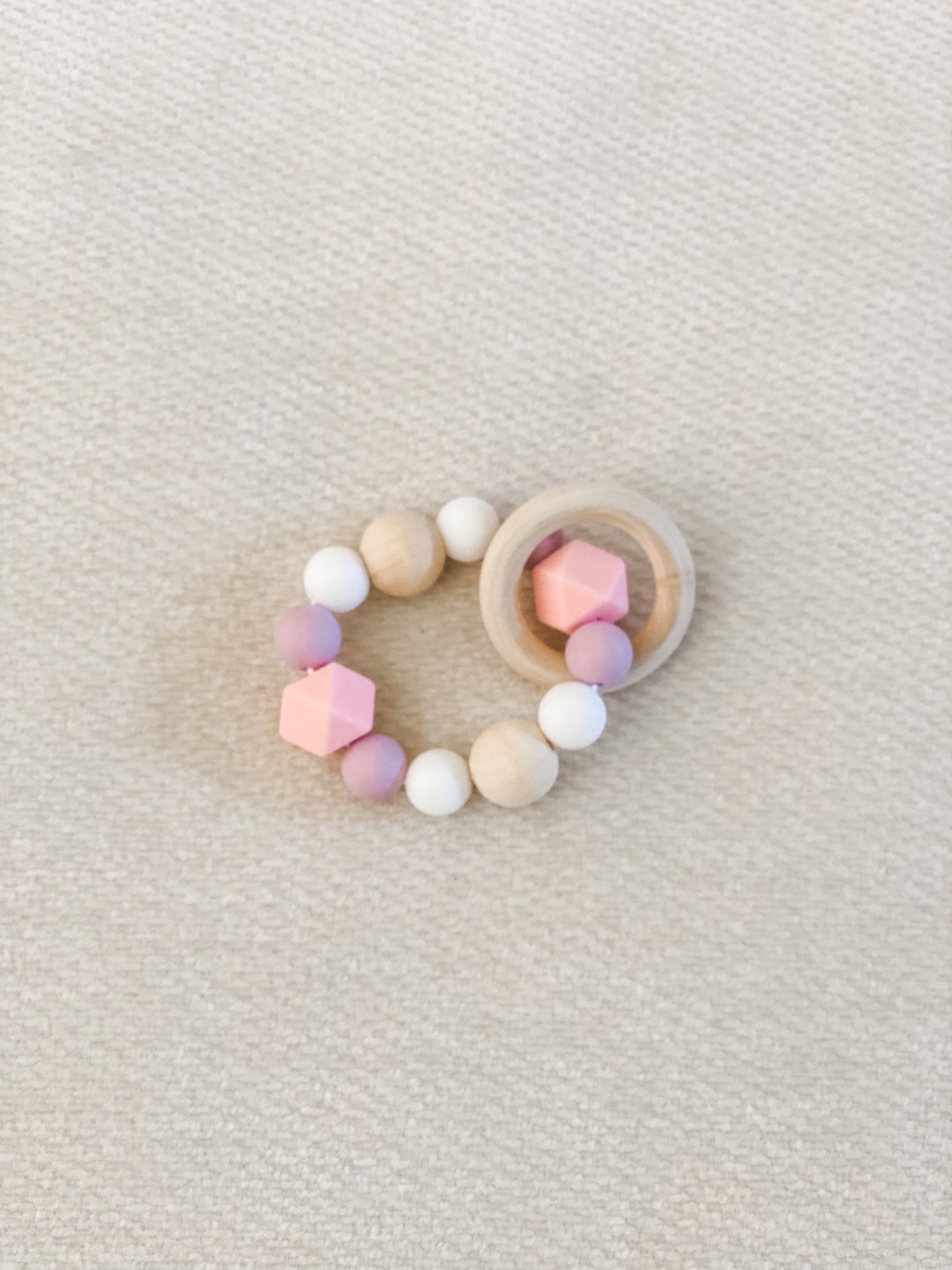 Pink & Purple Rattle Ring - Etsy