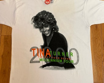 Vintage Tina Turner 24/7 Millennium Tour T-shirt - Etsy