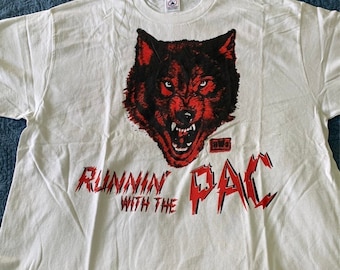Vtg 90s NWO Wolfpack T Shirt Wrestling Single Stitch Wolf Spell
