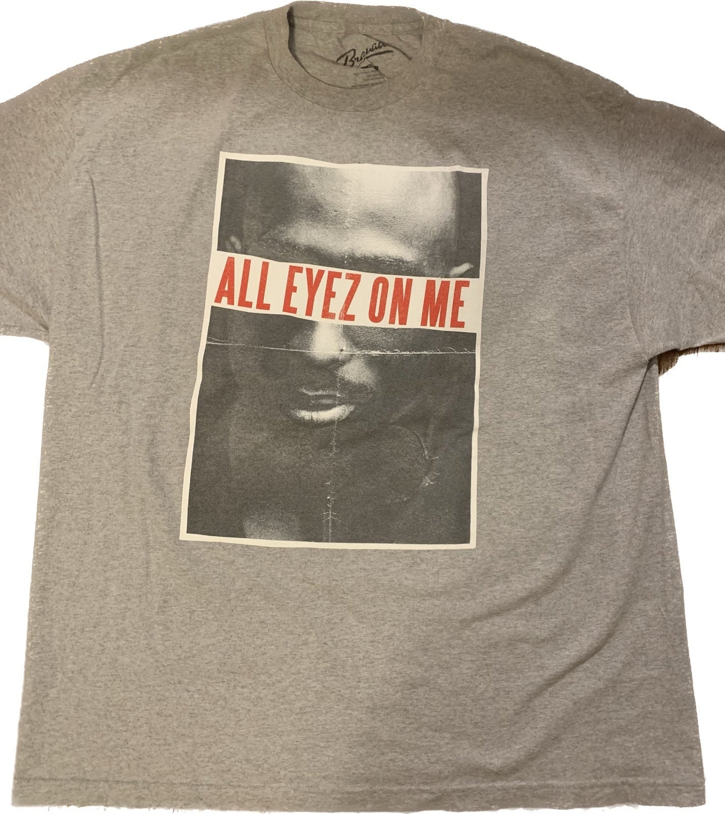 Gently Used Tupac All Eyez on Me T-shirt - Etsy