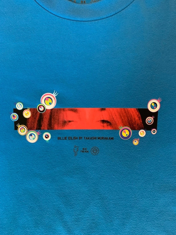 Uniqlo UT Billie Eilish Takashi Murakami Blue Eyes T-shirt