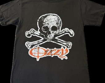 Vintage 1991 Ozzy Osbourne Cross Graphic T-shirt / Band Tee