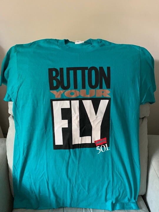 Vintage Levi's 501 Button Your Fly T-shirt - Etsy