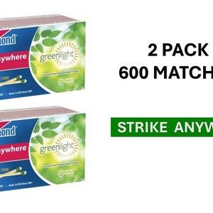 Fast Shiping ***Diamond Strike Anywhere Matches 300ct each 2packs Total 600CT