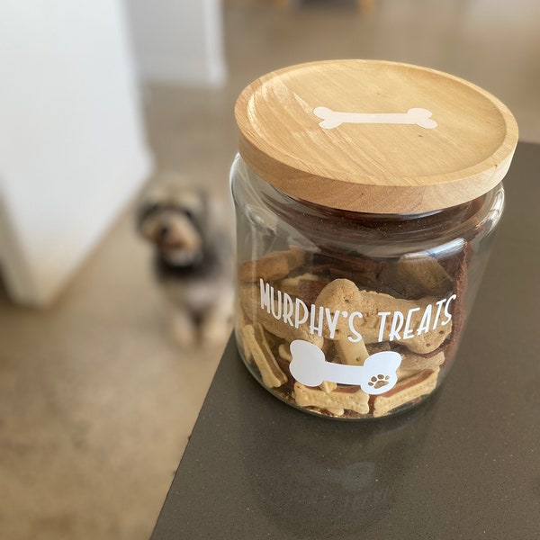 Dog Treat Jar Labels Personalised Pet Treat Jar Labels Dog Treats Pet Gift Custom Labels Puppy Pet Birthday New Pet Gift New Dog Lover Gift