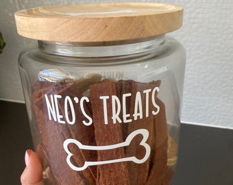 Custom Dog Treat Jar Label Dog Accessories For Dog Pet Owner Dog Food Label Puppy Treat Jar Dog Jar Label New Dog Gift For Dog Owner