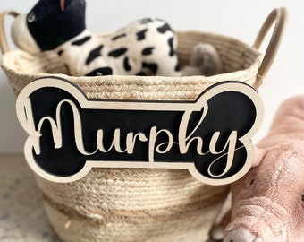 Wooden Dog Name Tag Dog Kennel Sign Personalised Pet Tag Dog Sign Animal Sign Personalised Dog Name Sign Pet Toy Box Custom Dog House Sign