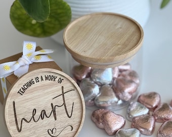 Teacher Gift End Of Year Gift For Teacher Thank You Teacher Appreciation Gift Educator Gift Student Gift Custom Lolly Jar Personalised Gift