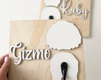 Personalised Dog Leash Holder For Dog Butt Leash Hook Custom Leash Holder New Dog Gift For New Puppy Dog Birthday Gift Housewarming Gift Pet