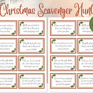 Romantic Christmas Scavenger Hunt