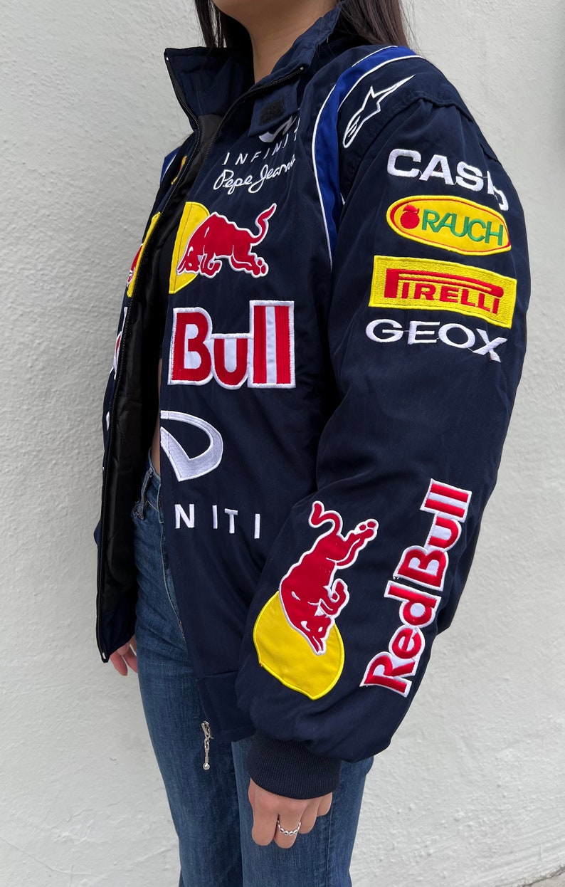 Red Bull Racing Vintage F1 Racing Jacket Etsy Finland