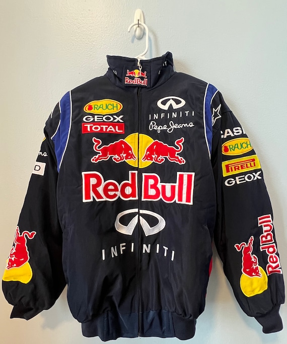 Red Bull Racing Vintage F1 Racing Jacket - Etsy