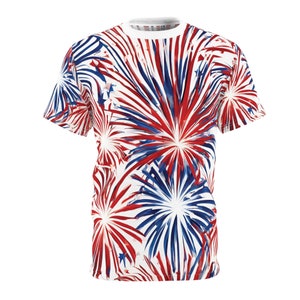 Fourth of July Tee - Independence Day - July 4th - Patriotic - Fireworks  - Gift for Him - Gift for Her - Unisex Tee - T-shirt